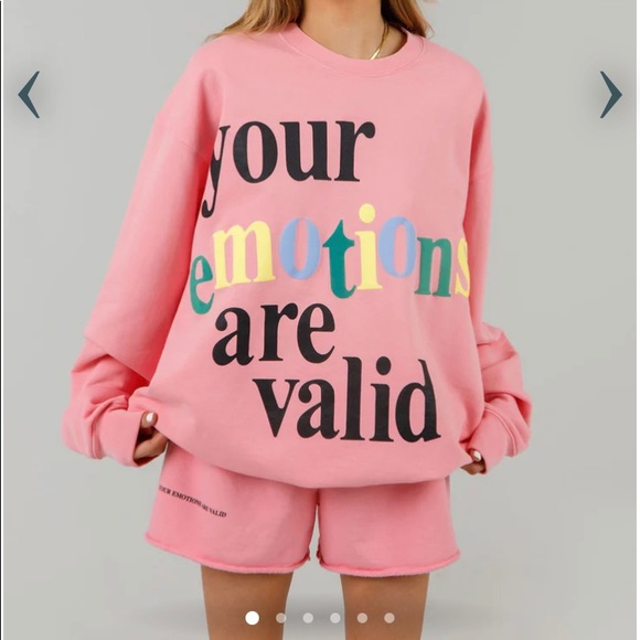 mayfair group Tops - Your Emotions Are Valid matching set